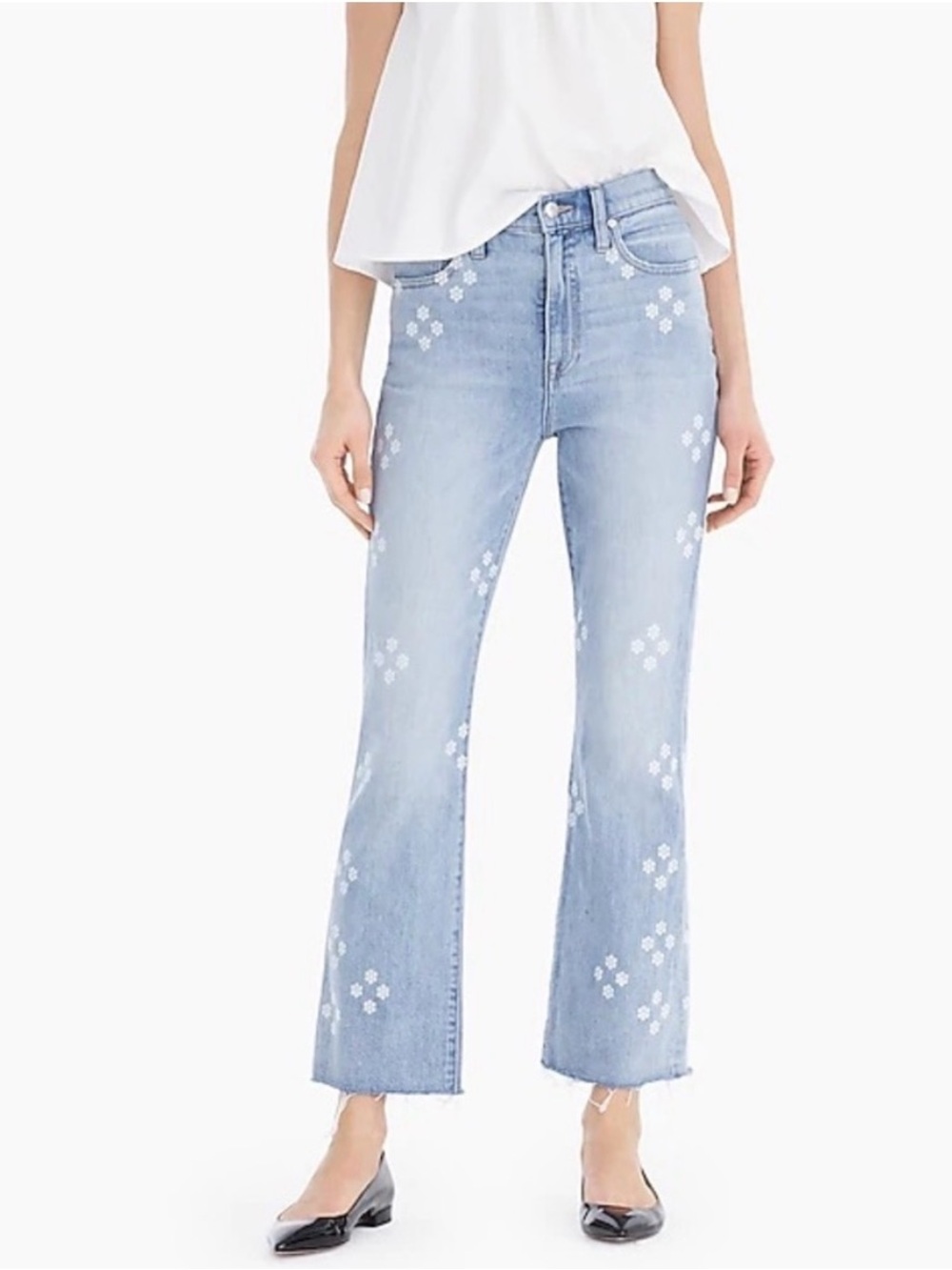 J Crew Point Sur Jeans 11" Kick Out Crop SIze 29